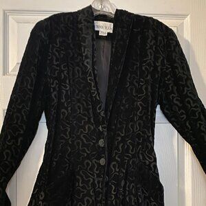 1980's Norma Kamali VELVET Jacket and Pants